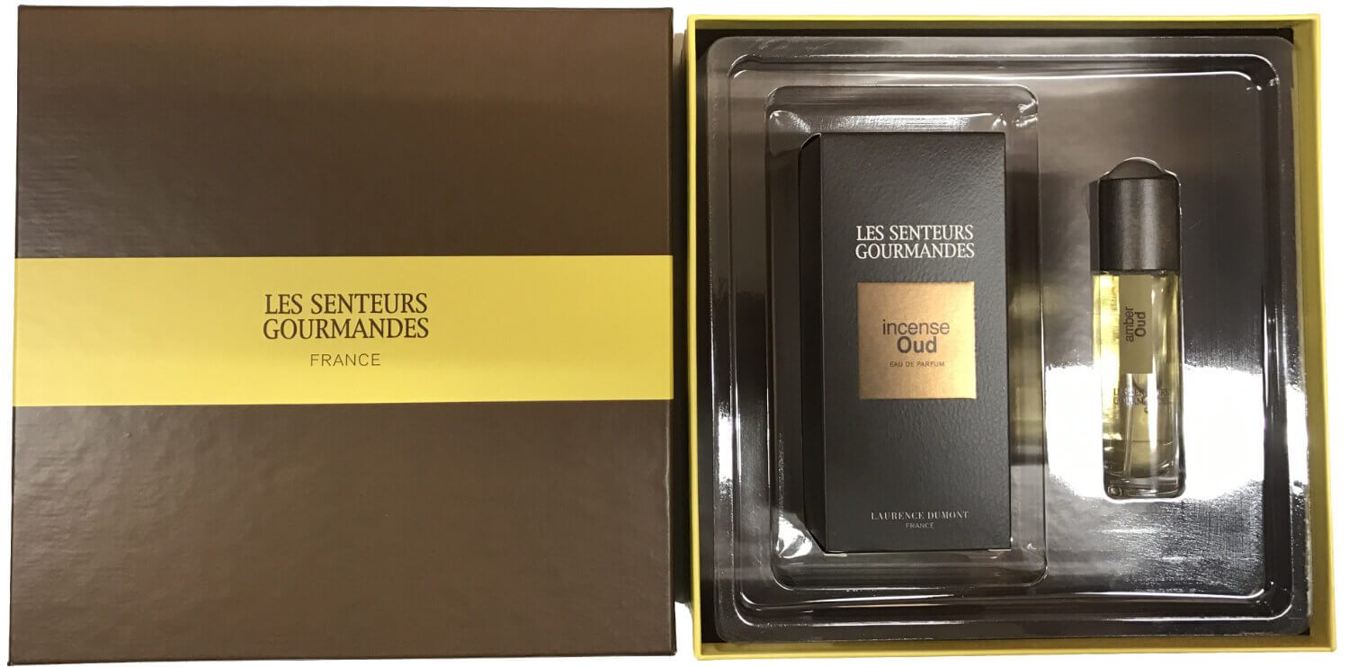 LES SENTEURS GOURMANDES Geschenkbox mit Incense Oud und Amber Oud im Levinia Maria e-Shop online kaufen