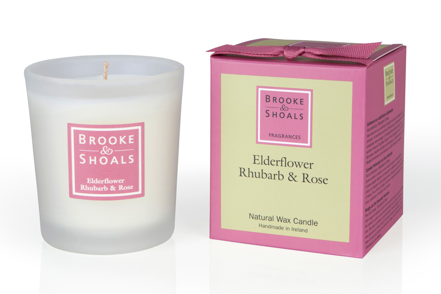 Brooke & Shoals Duftkerzen Holunderblüte, Rhabarber & Rose Standardgröße RC im Levinia Maria e-Shop online kaufen